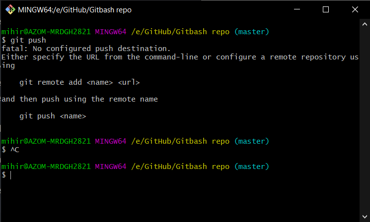 git add remote orgin